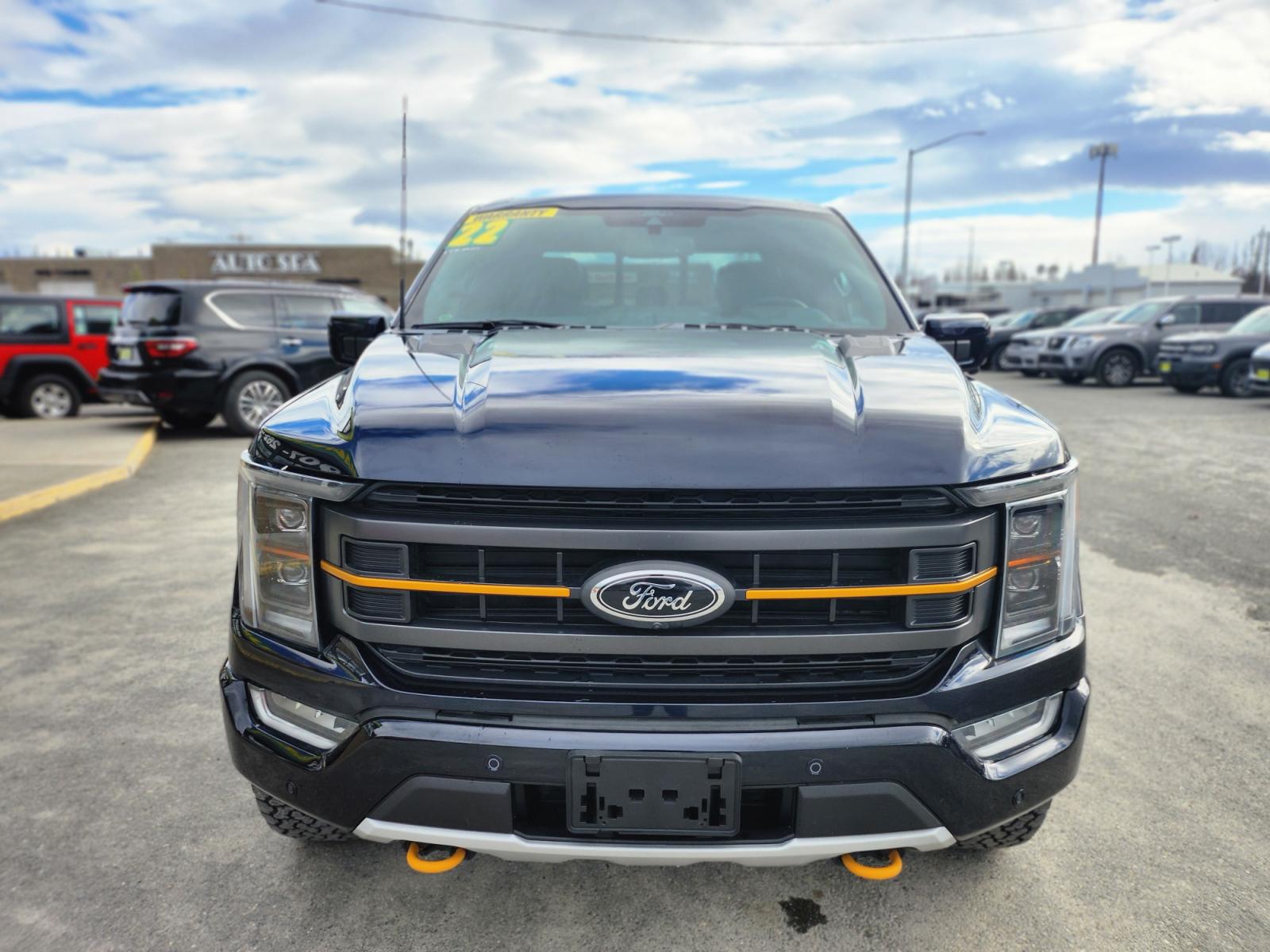 2022 BLUE /BLACK FORD F-150 TREMOR (1FTEW1E81NF) with an 3.5L engine, Automatic transmission, located at 1960 Industrial Drive, Wasilla, 99654, (907) 274-2277, 61.573475, -149.400146 - Photo #1